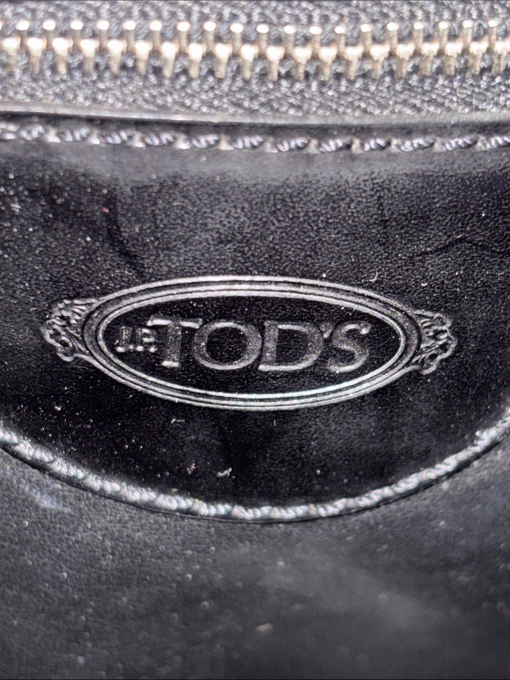 Tod's Black Leather Studded Tote Bag - Picture 7 of 7